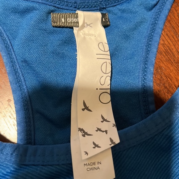 Oiselle sports bra size small like new beautiful blue - Picture 5 of 5